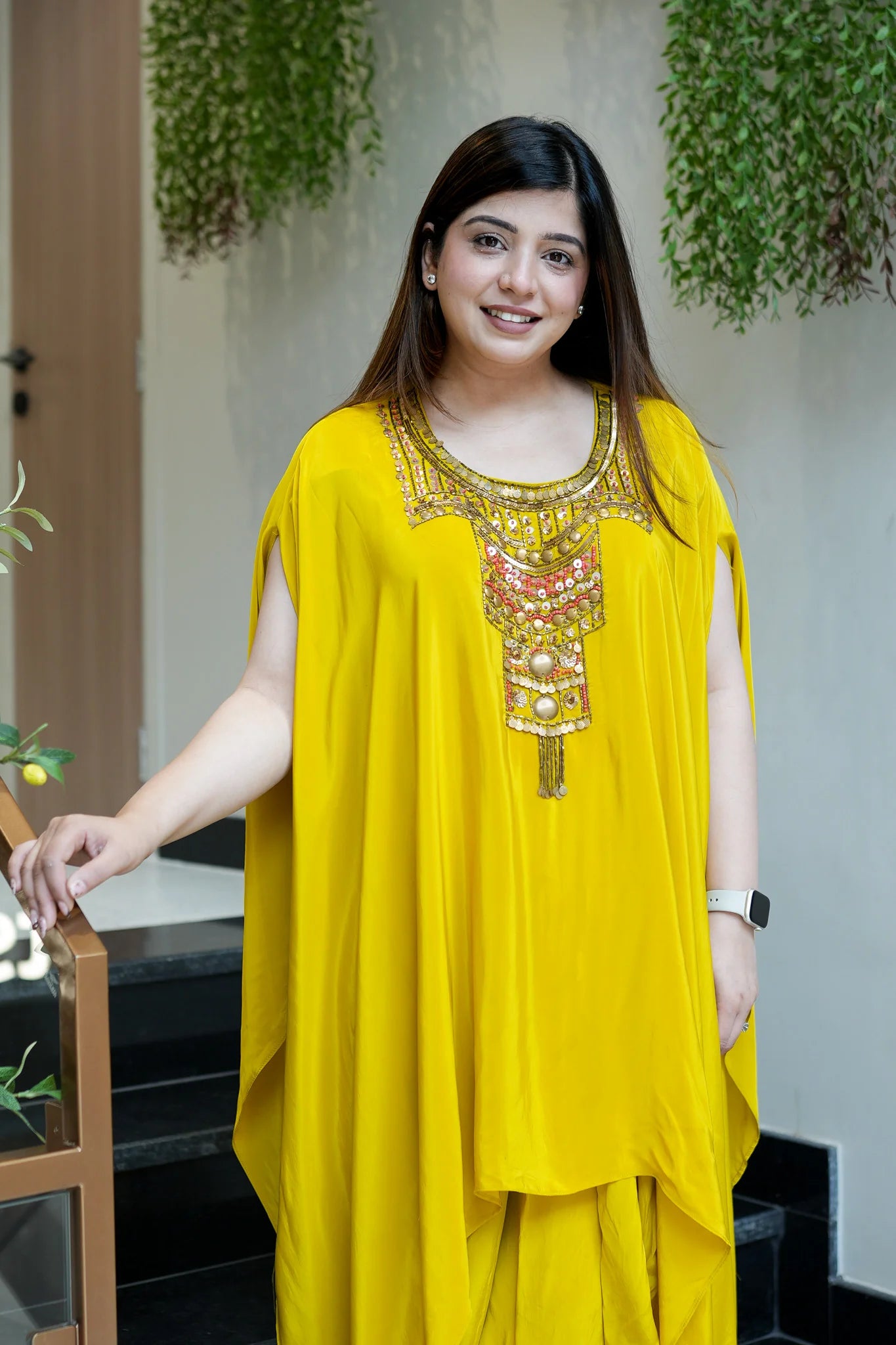 Prachi Stylish Crepe Dhoti Set