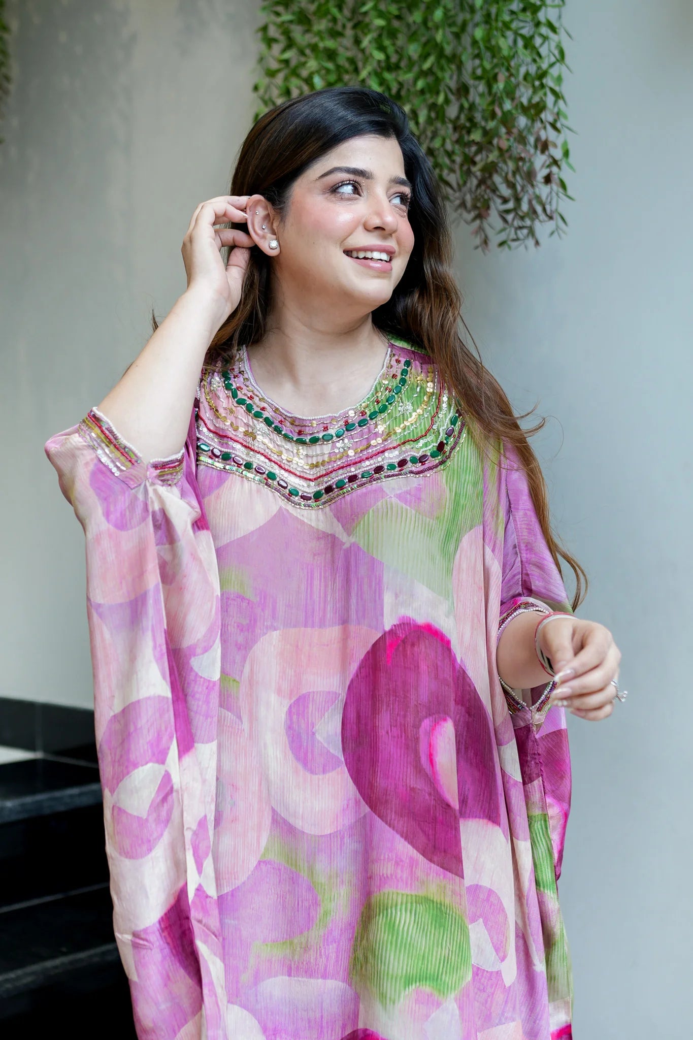 Razia Embroidered Crepe Co-Ord Set
