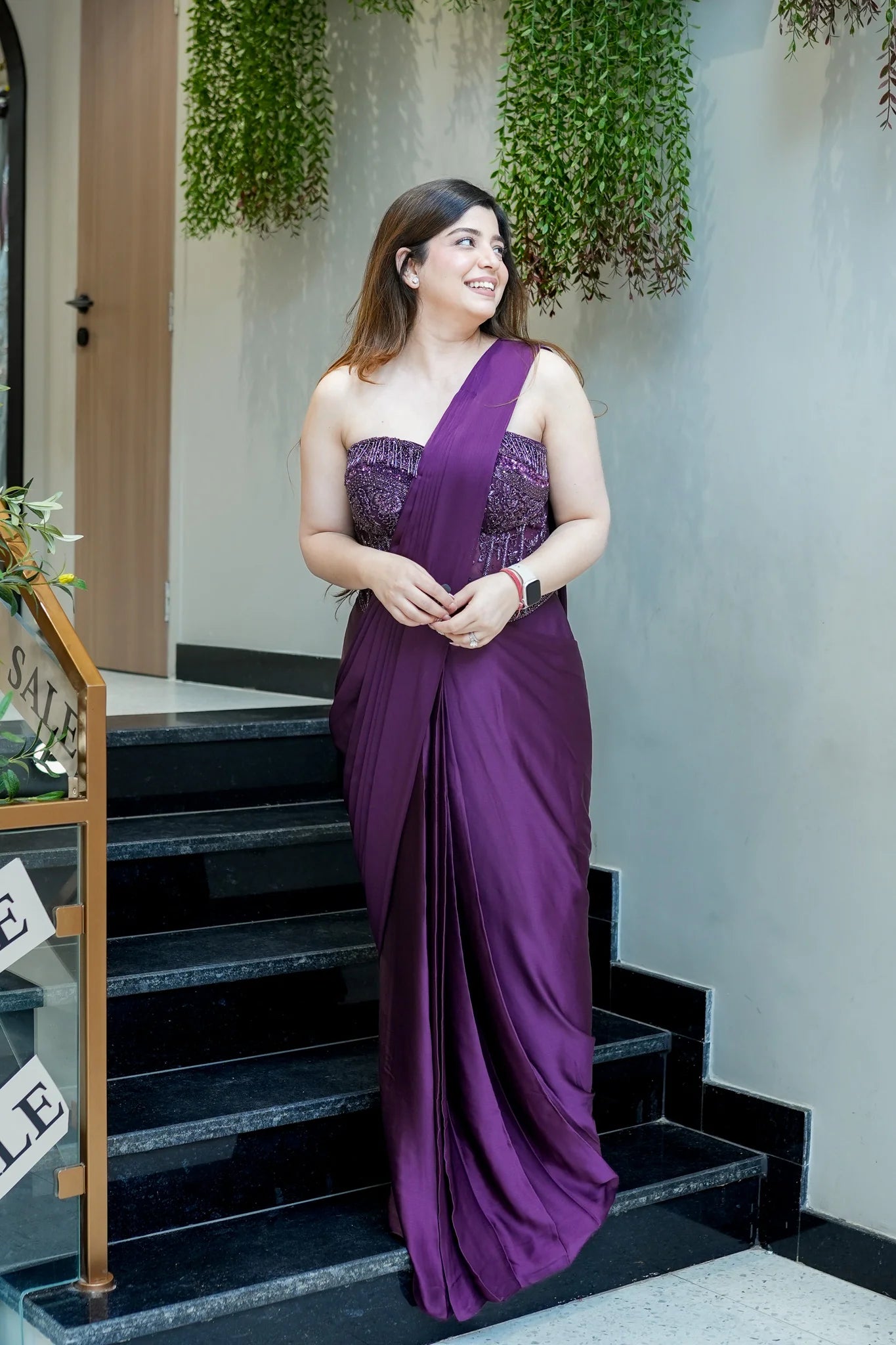 Samyra Embroidered Drape Saree