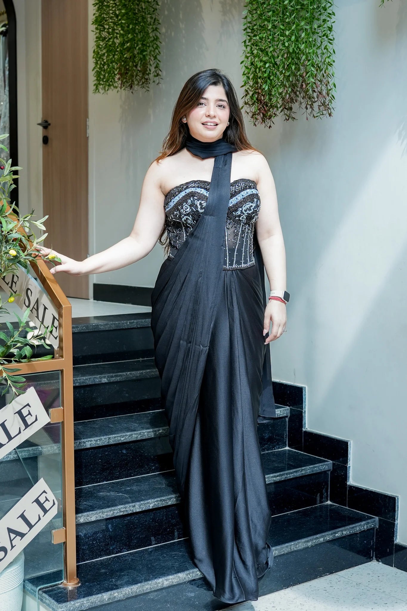 Samyra Embroidered Drape Saree