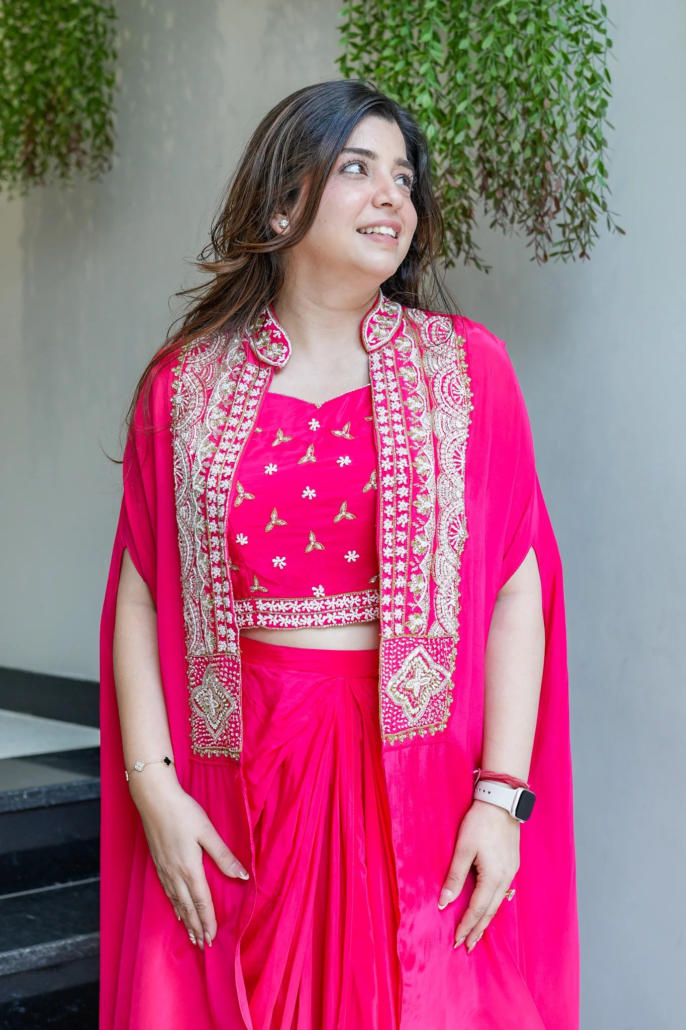 Jaya Embroidered Three Piece Set