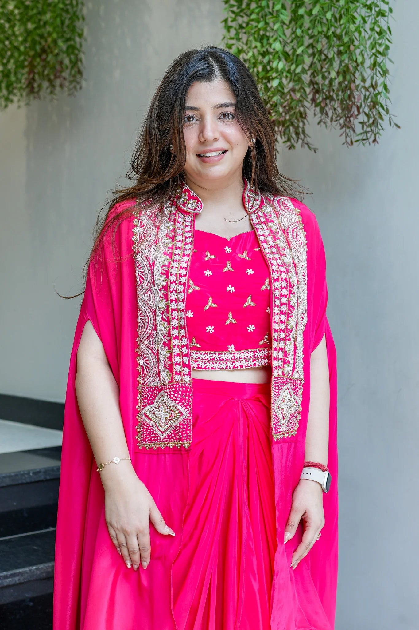 Jaya Embroidered Three Piece Set