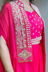 Jaya Embroidered Three Piece Set