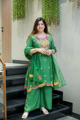 Tivra Embroidered Suit Set