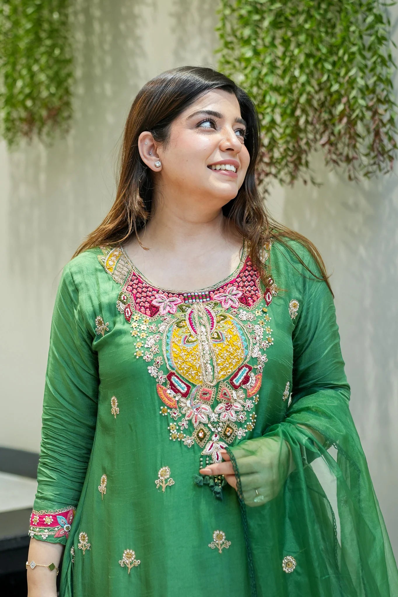 Tivra Embroidered Suit Set