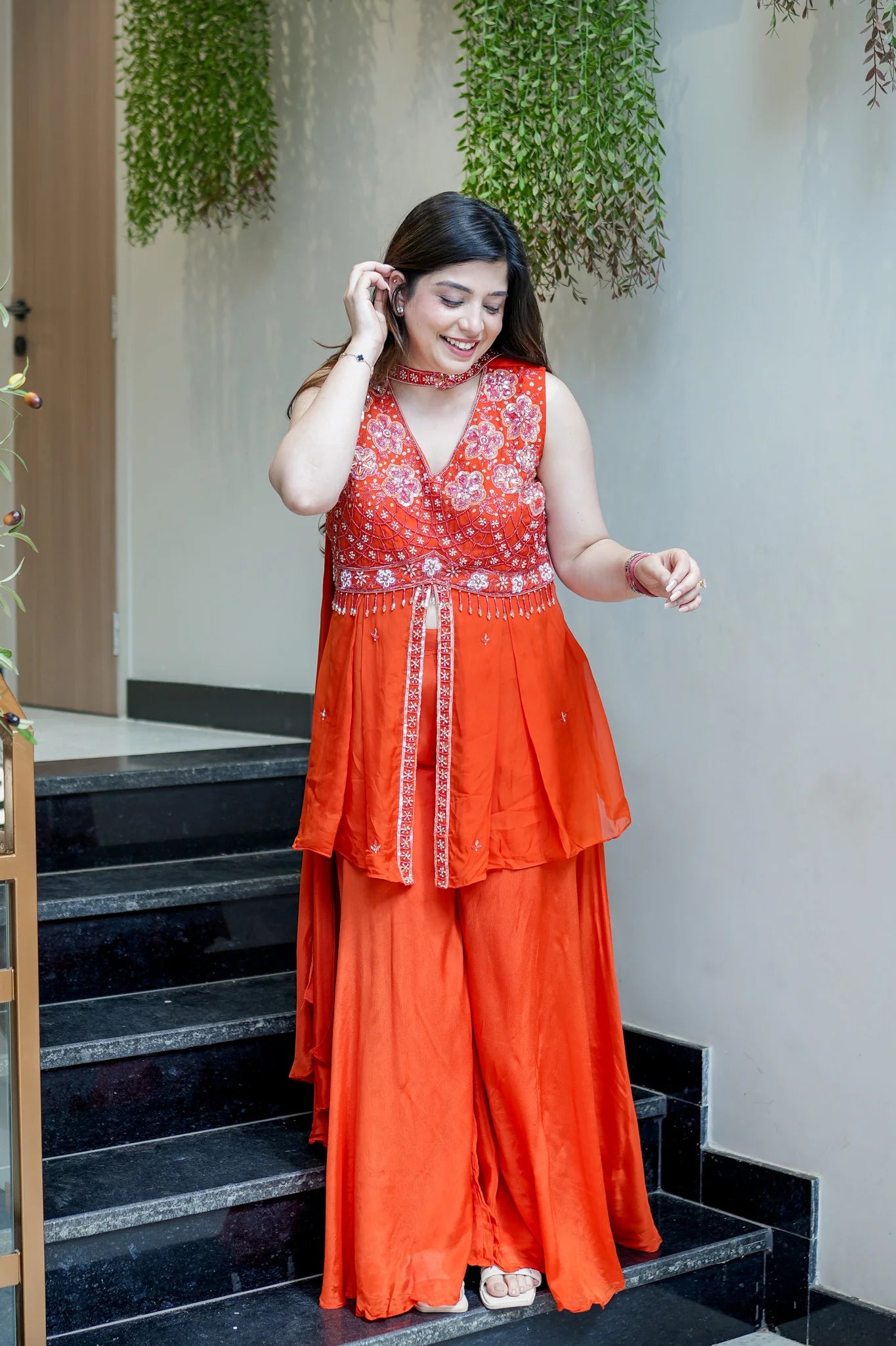 Dhana Embroidered Garara Set