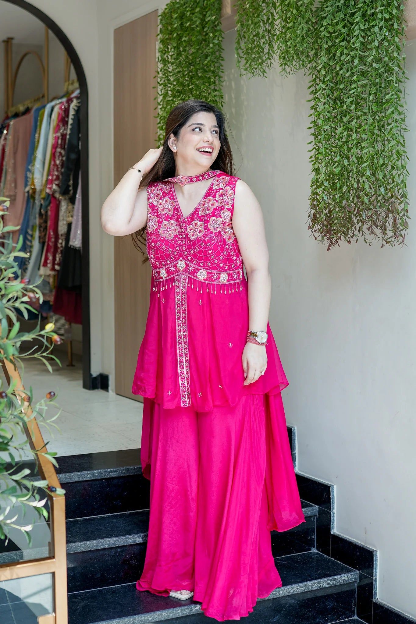 Dhana Embroidered Garara Set