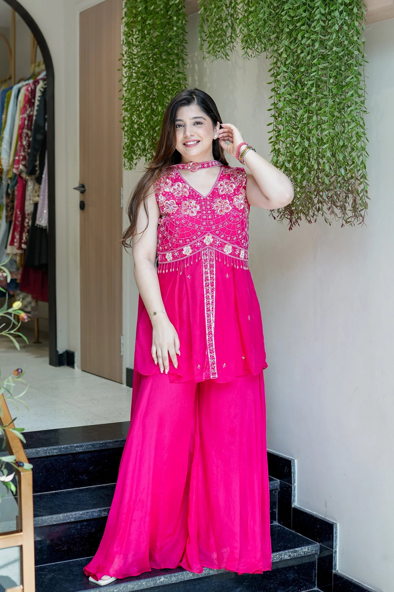 Dhana Embroidered Garara Set