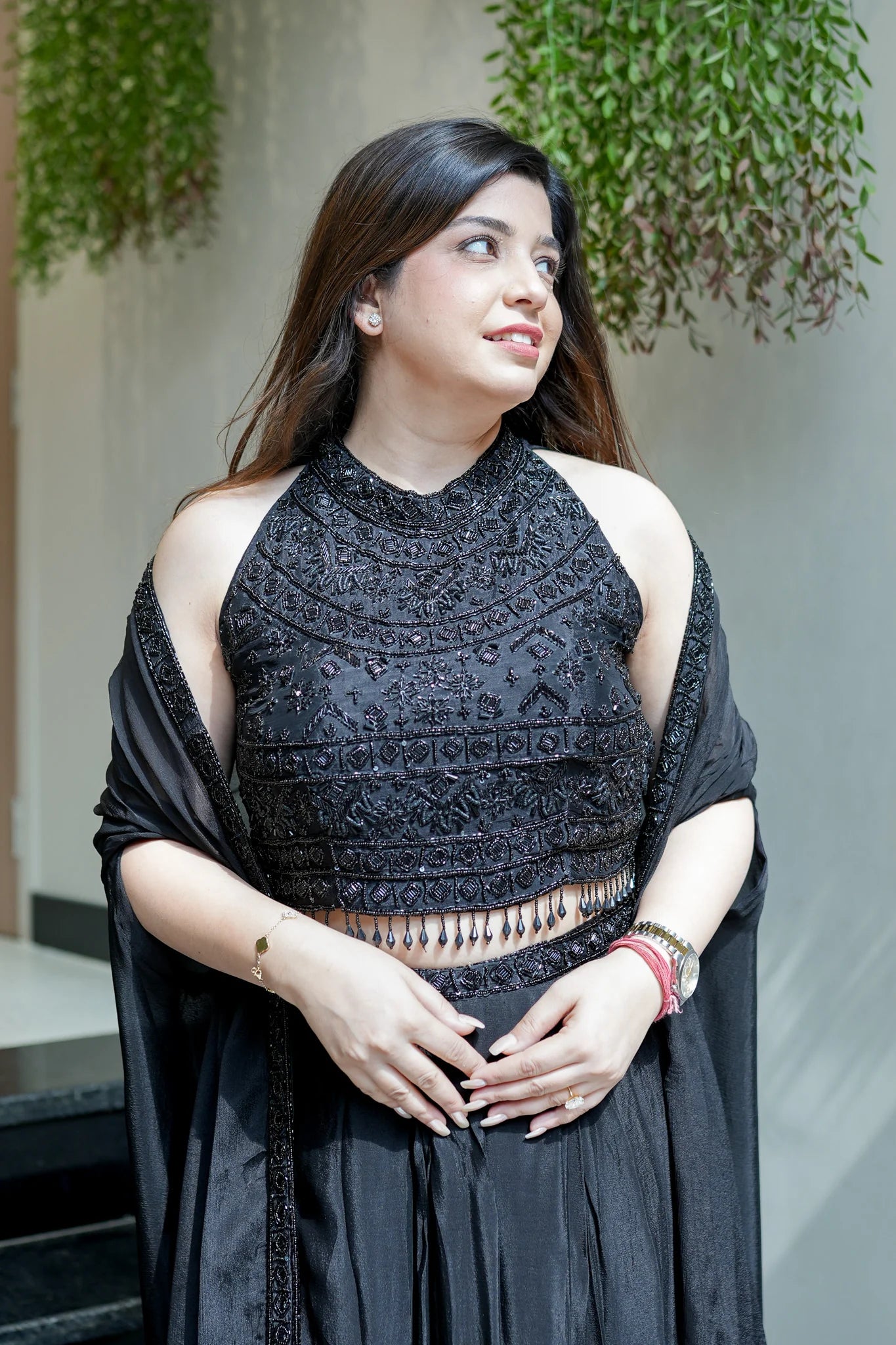 Sukti Hand Embroidered Three Piece Set