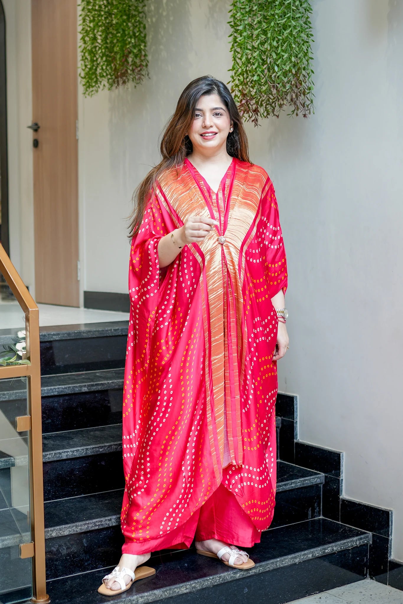 Elegant Eira Bandhani Print Co-ord Set