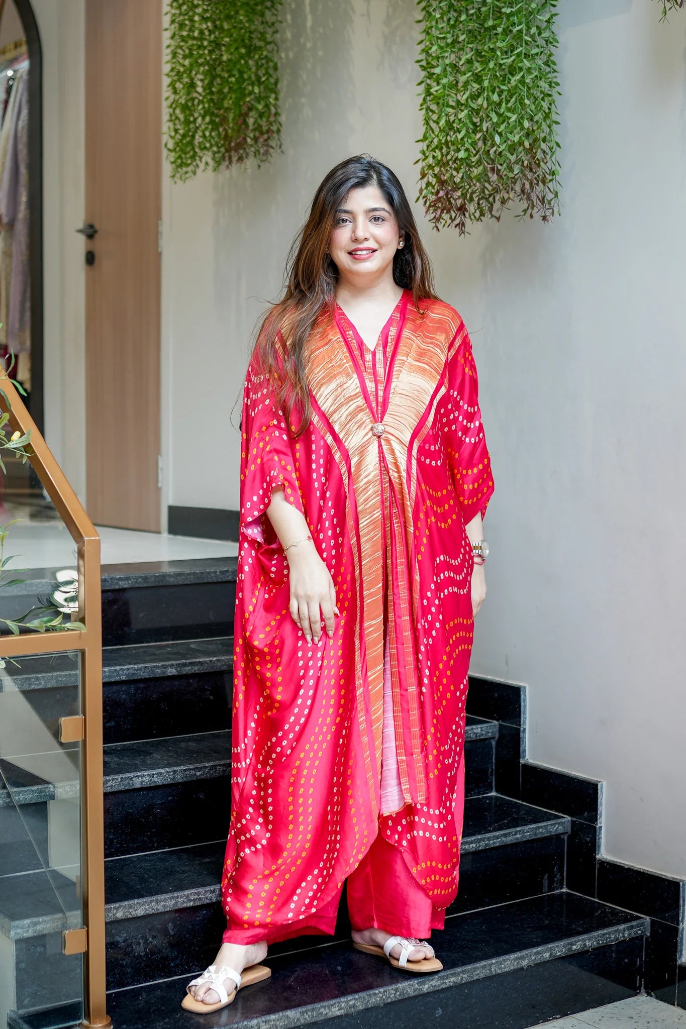Elegant Eira Bandhani Print Co-ord Set