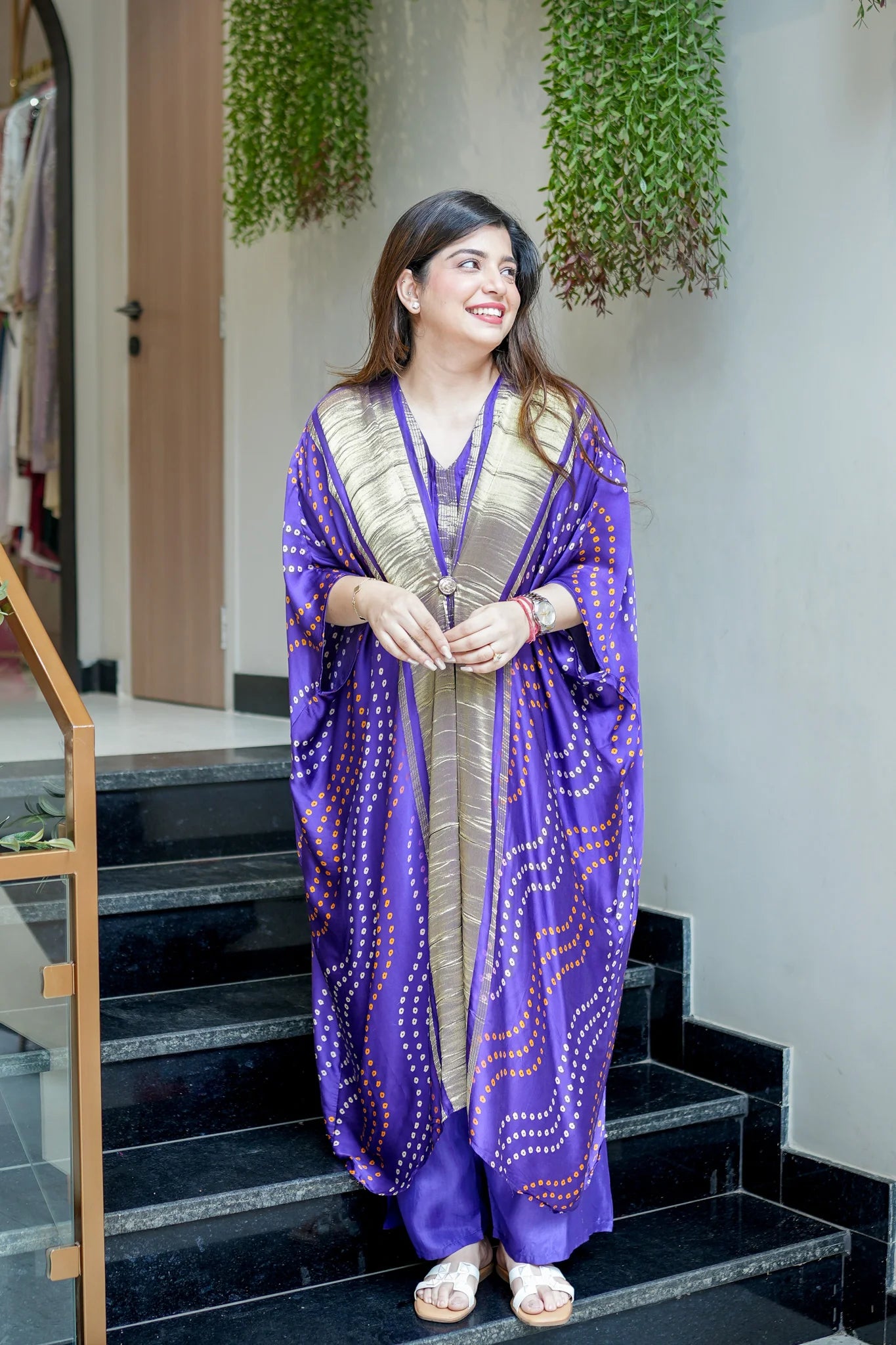 Elegant Eira Bandhani Print Co-ord Set