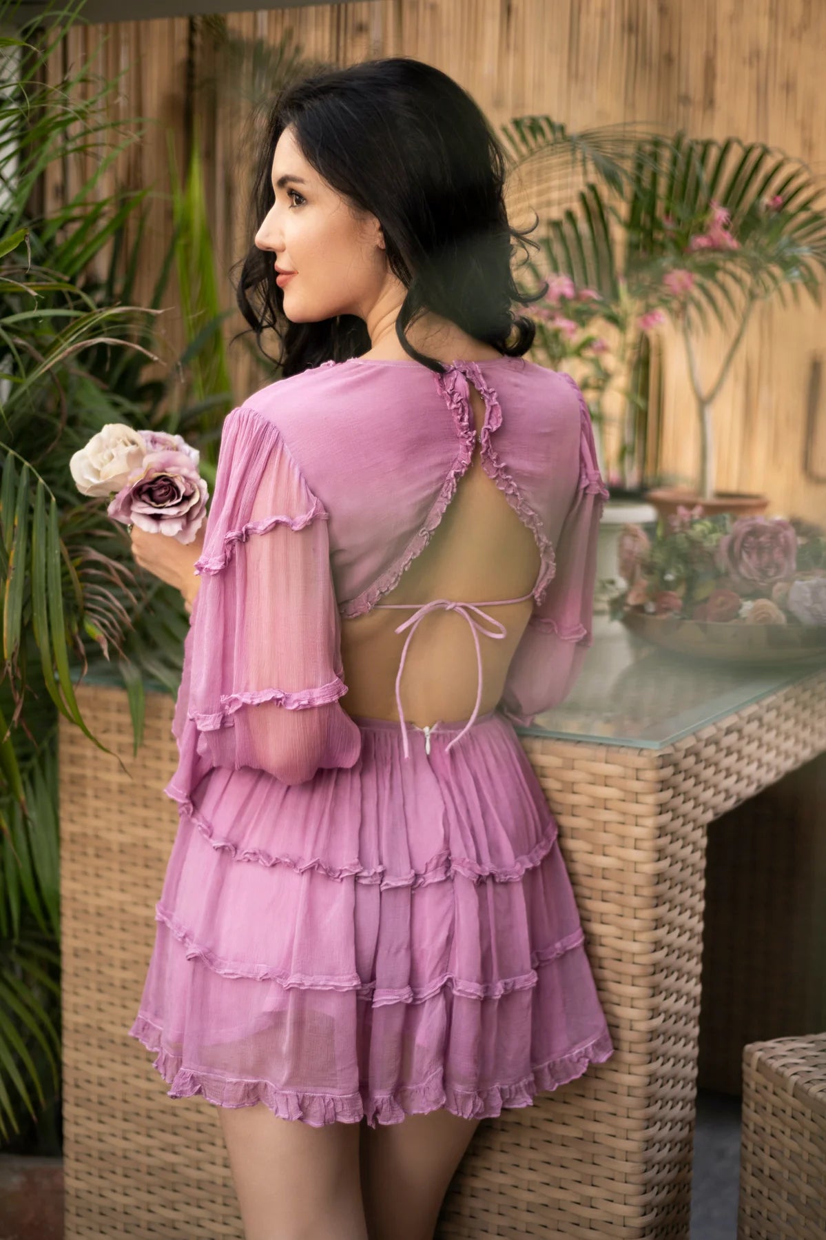 puff sleeve dress