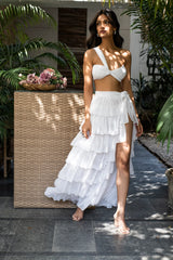 White Co-ord Beachwear