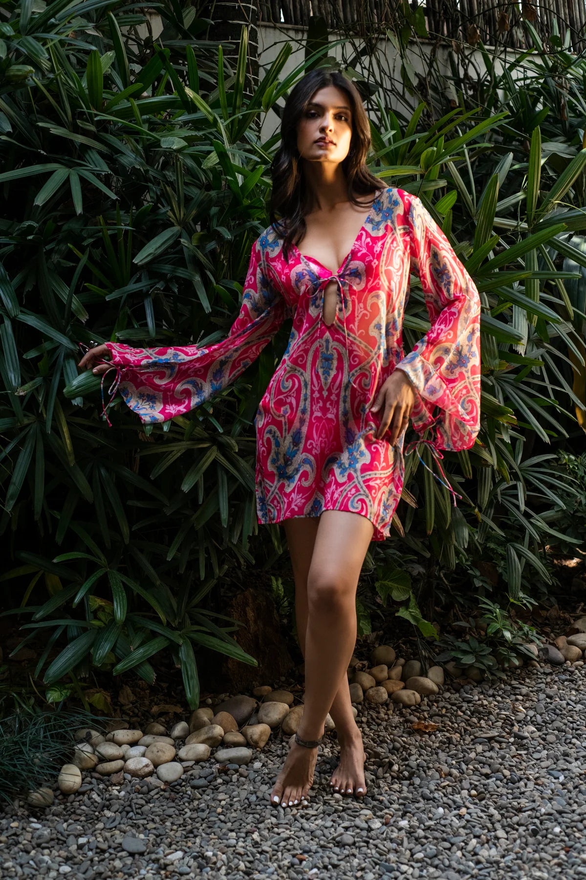lightweight chiffon beach dress