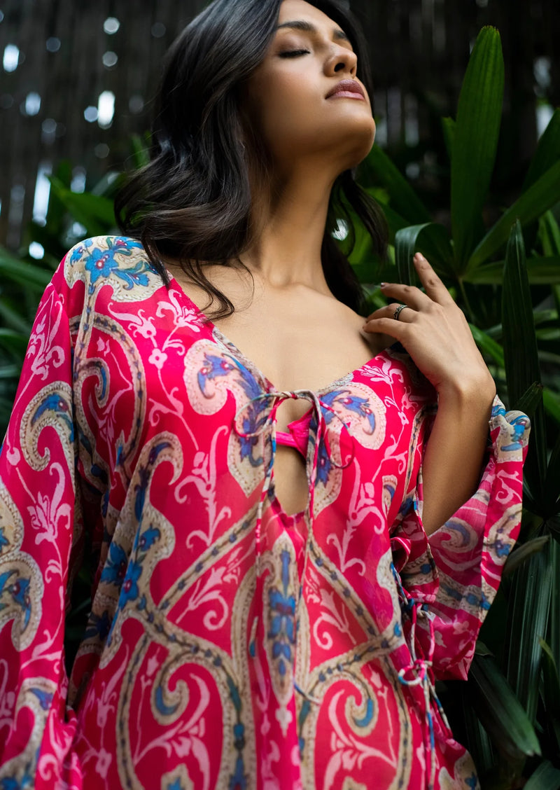 chiffon beachwear for women