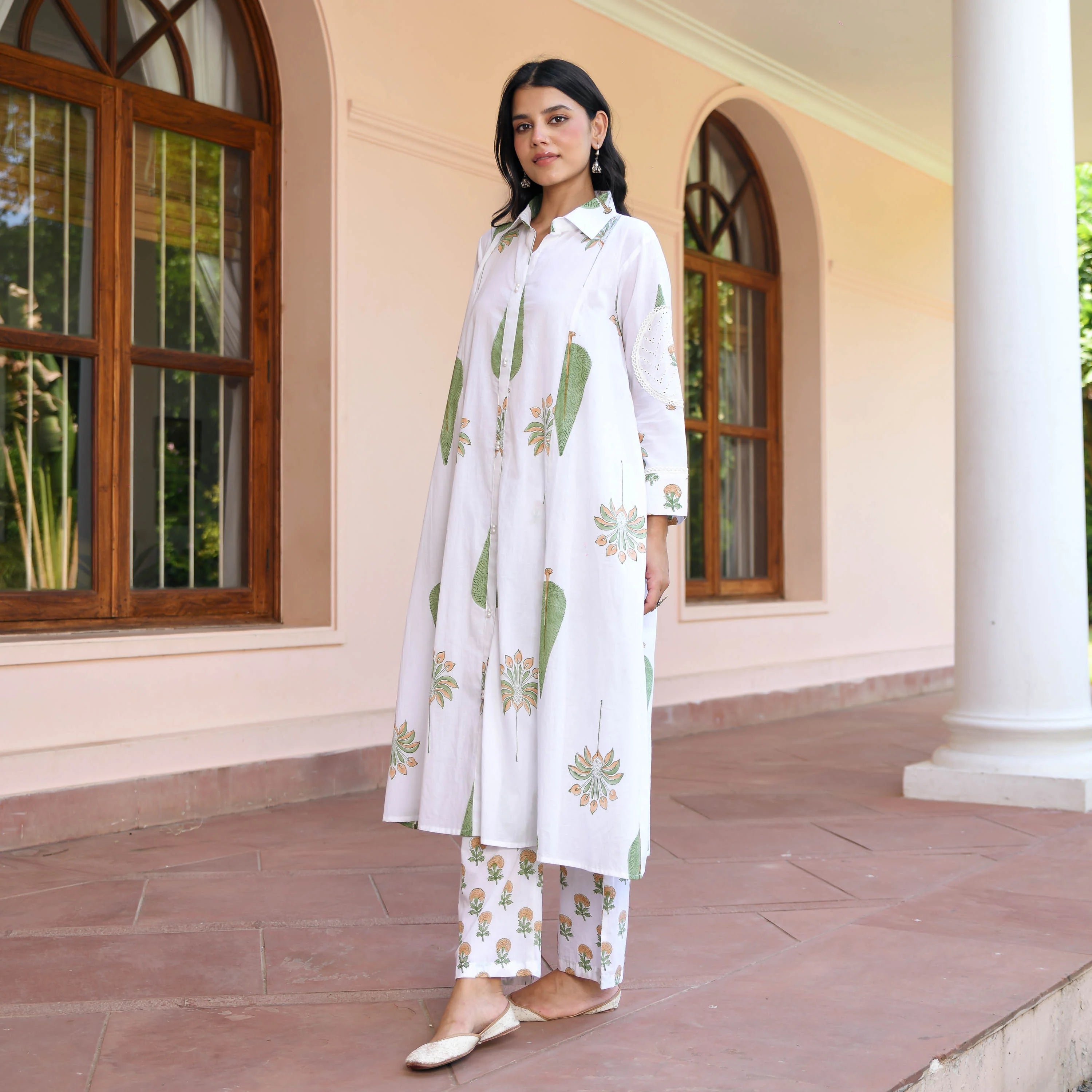 Cotton fabric kurta and pants