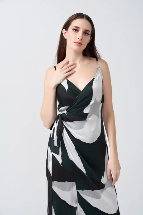 abstract print dress