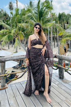 Midnight Wild Print Vacation Set