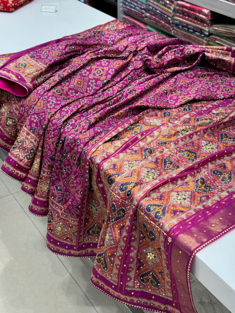 Luxury handcrafted saree