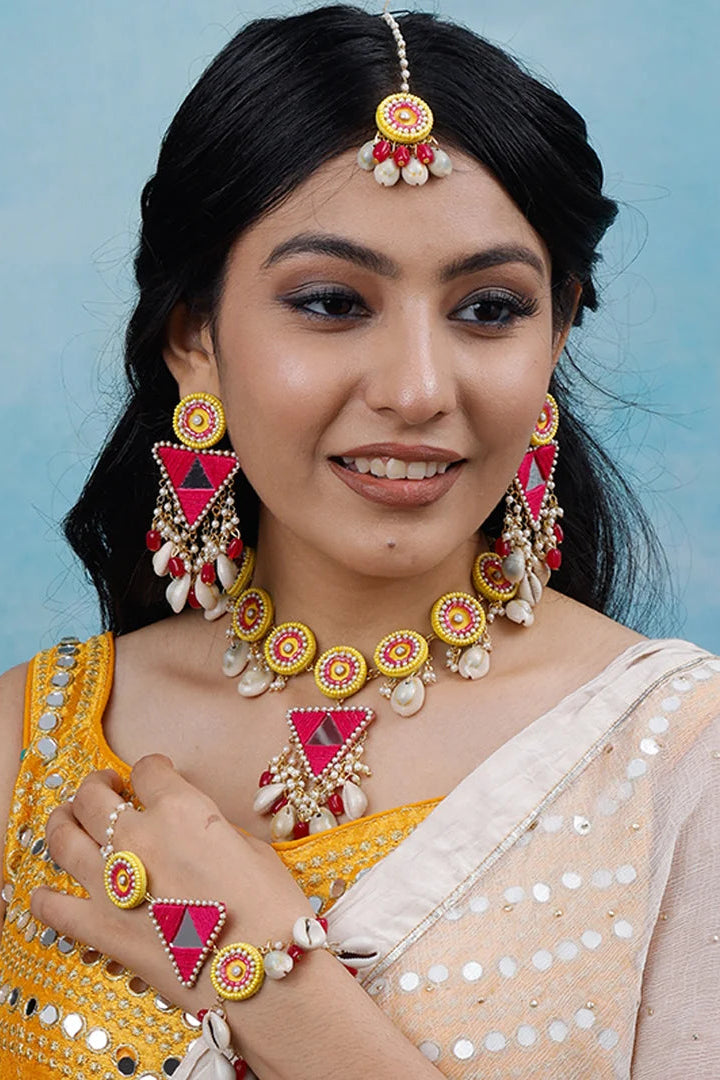Traditional Handmade Bridal Haldi Jewelry Collection