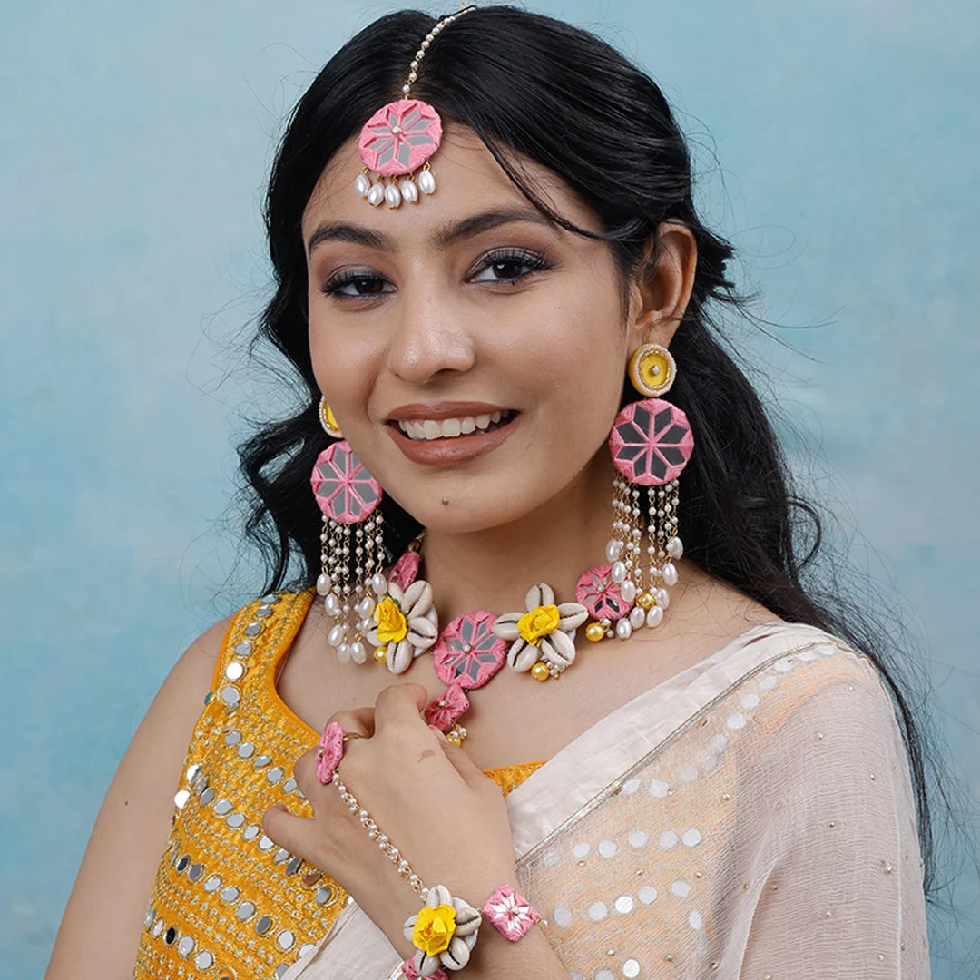 Traditional Handmade Bridal Haldi Jewelry Collection