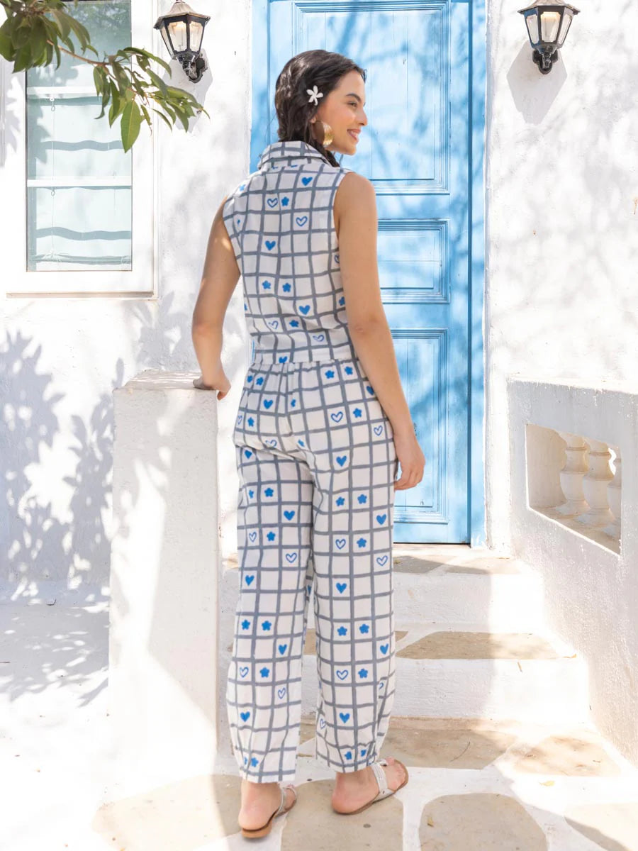 adjustable drawstring trousers set