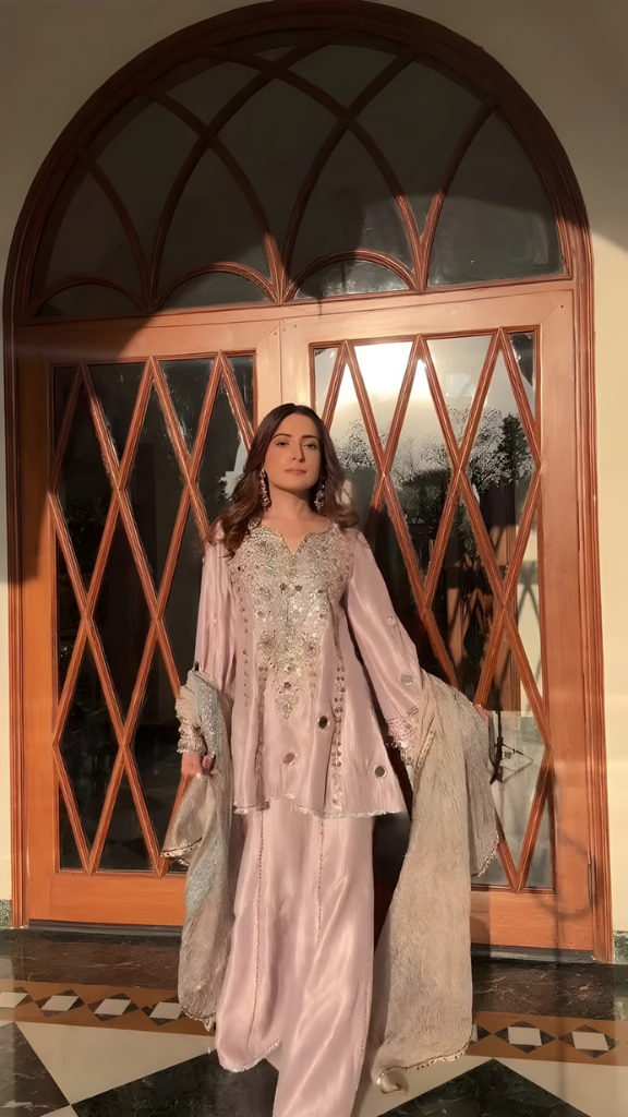 Embellished Silk Kurta Set with Dupatta