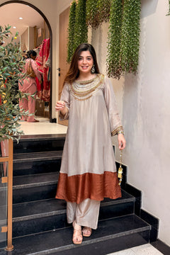 Diya Ethnic Embroidered Co ord Set