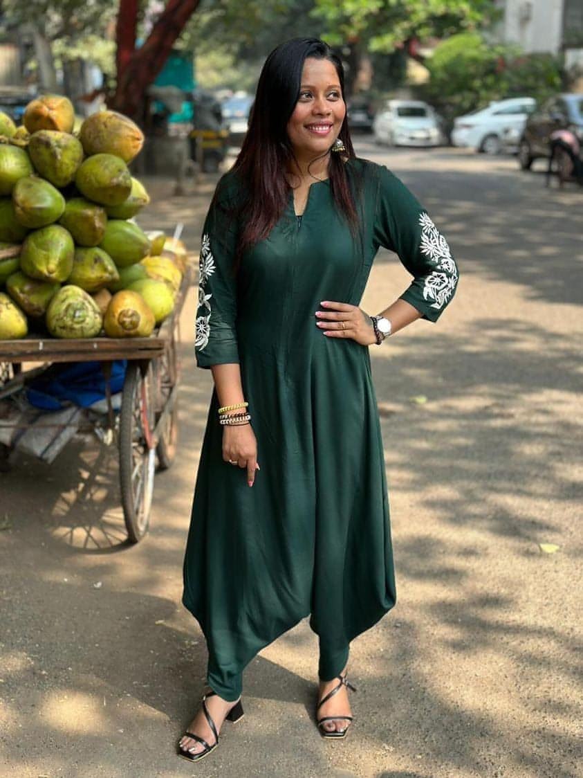 Royal Blue Embroidery Jumpsuit