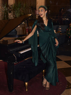 Green formal dress