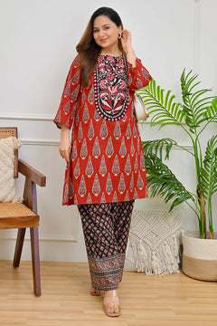 Noor Ajrak Farshi Kurta Set