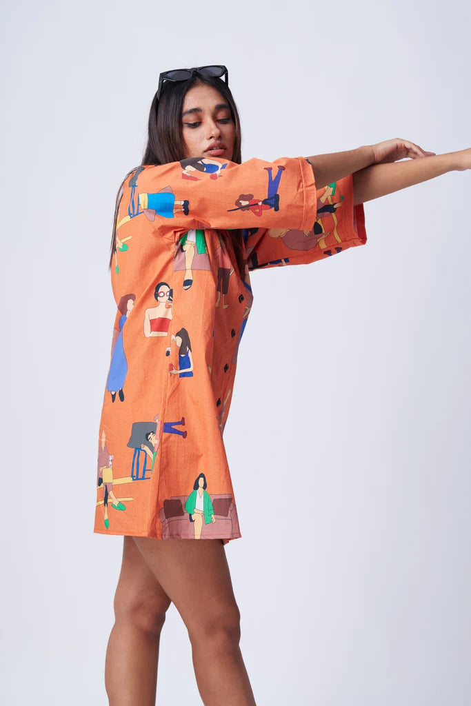 cotton shirt dress
