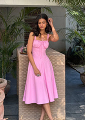 summer dress with boned bodice