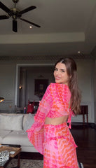 maxi dress with ruffled skirt