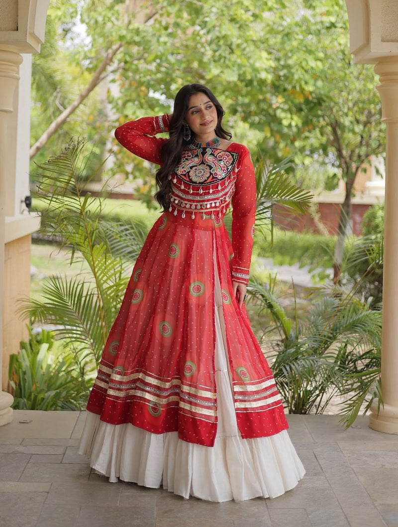 Fully Stitched & 12 MTR Lehenga Kurti