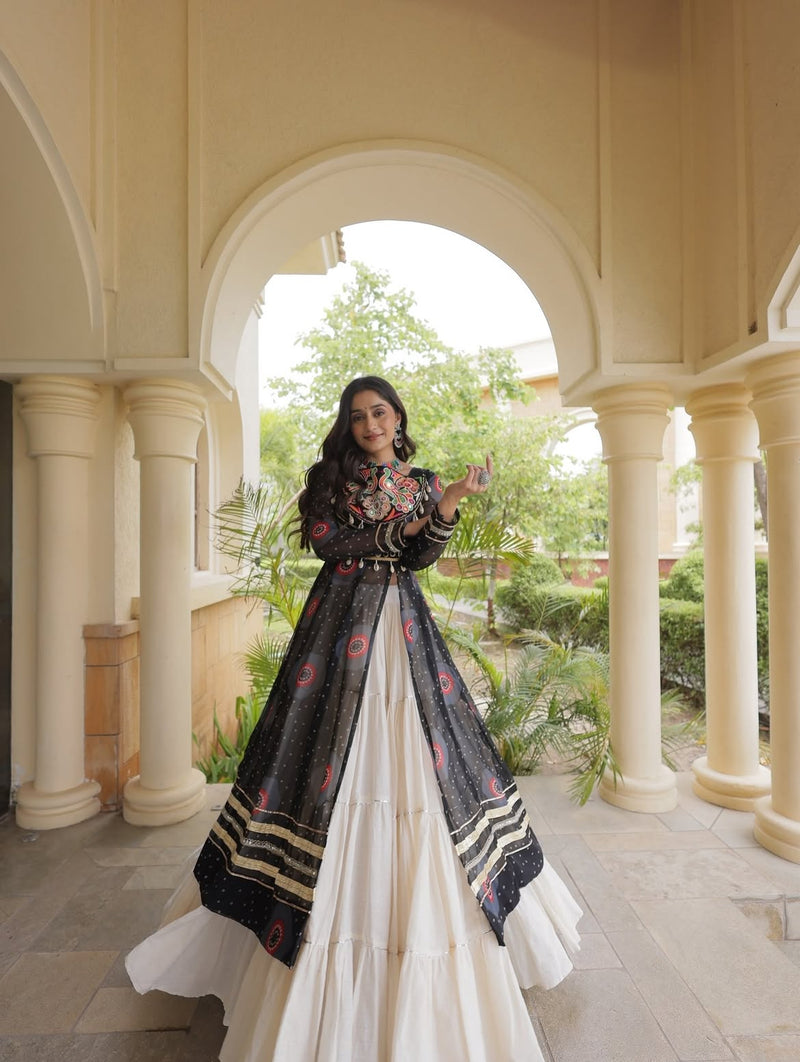 Fully Stitched & 12 MTR Lehenga Kurti