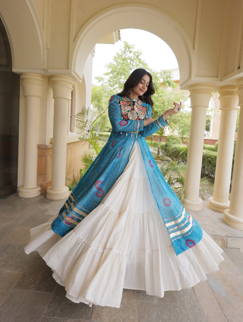 Fully Stitched & 12 MTR Lehenga Kurti