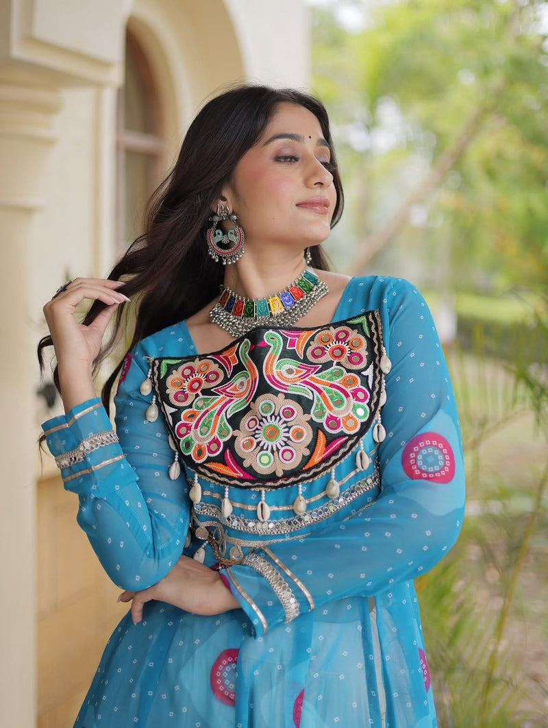 Fully Stitched & 12 MTR Lehenga Kurti