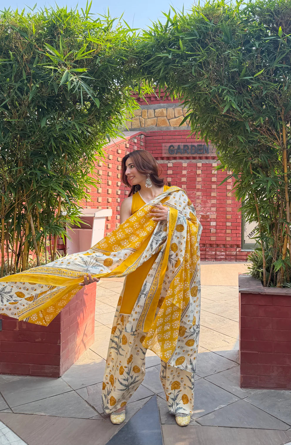 Noor Navy Blue Cotton Farshi Suit Set
