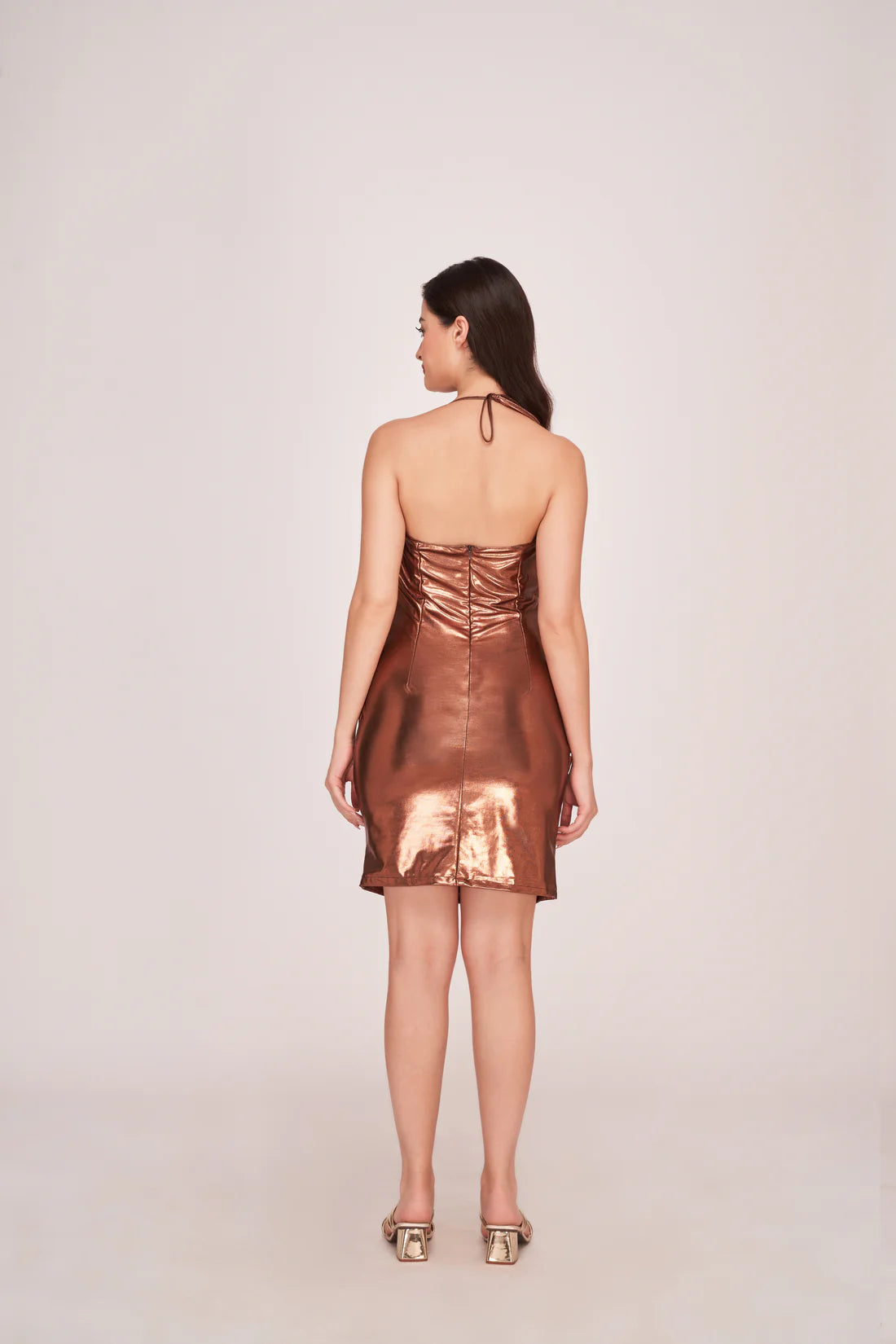 strap shoulder party dress