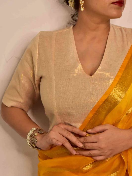Golden Era Tissue Cotton Blouse 600