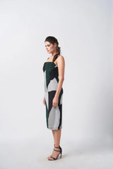 crepe fabric dress
