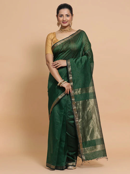 Handloom cotton silk