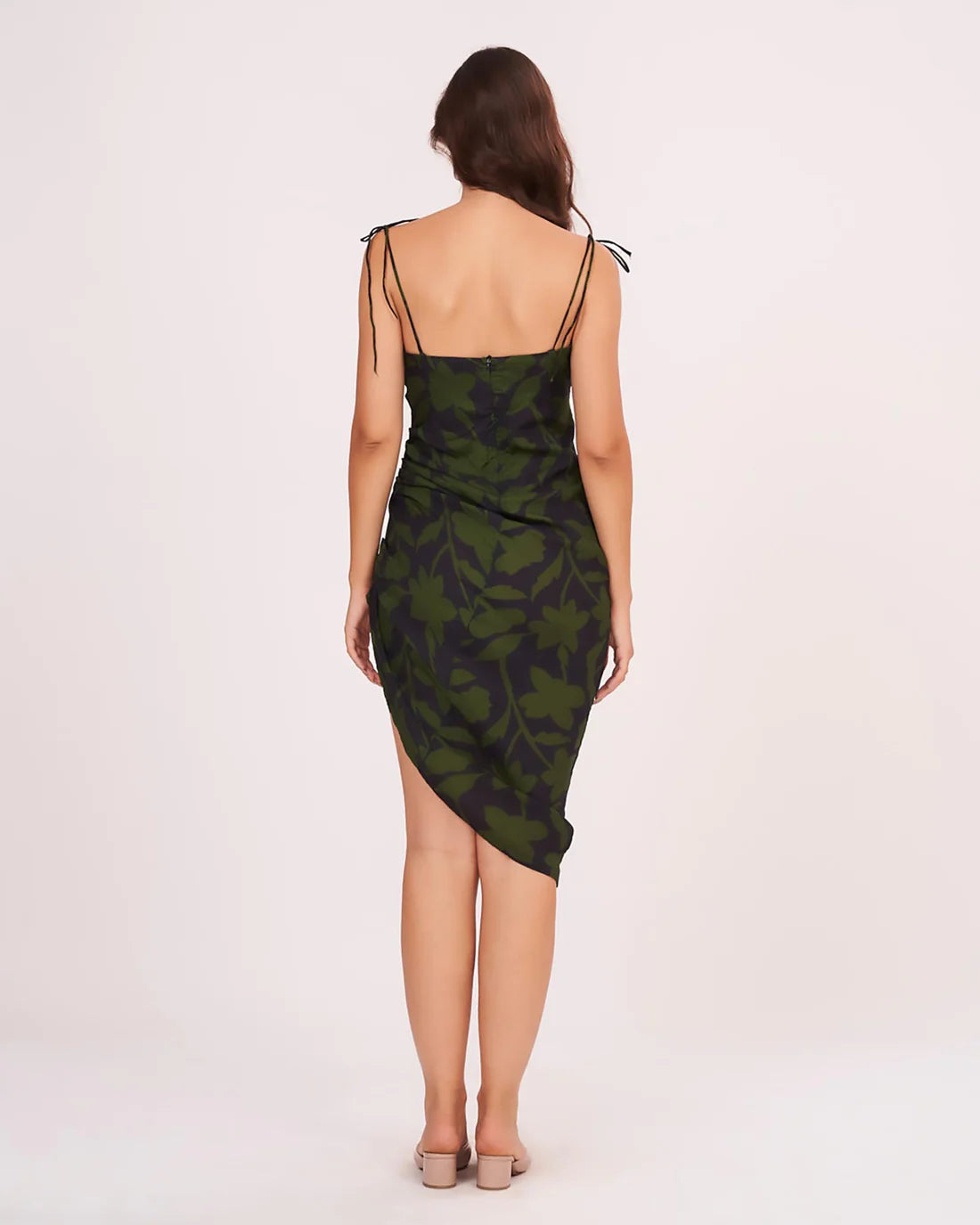 backless midi dress