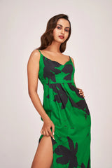 Satin gala dress