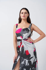 ankle-length floral gown