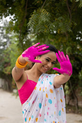 lightweight chiffon saree