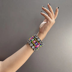 Cowrie Shell Navratri Handcuff Bracelet