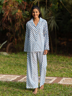 elephant print cotton pajamas 